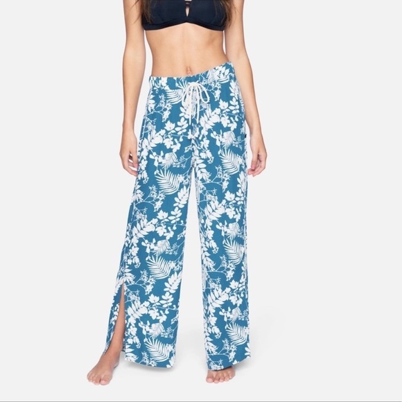 🔆HURLEY🔆SOLANA WIDE LEG BEACH PANTS - Picture 6 of 14